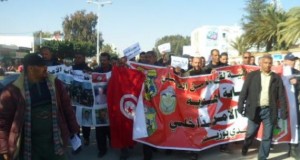 سيدي بوزيد: مسيرة للأمن تندد بالإرهاب وتدعو إلى اقتلاعه من الجذور