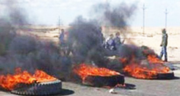 الصخيرة: إشعال العجلات المطاطية وغلق مقر المعتمدية على خلفية مناظرة للمجمع الكيمياوي