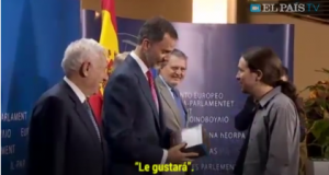 هديّة طريفة من زعيم “بوديموس” لملك إسبانيا