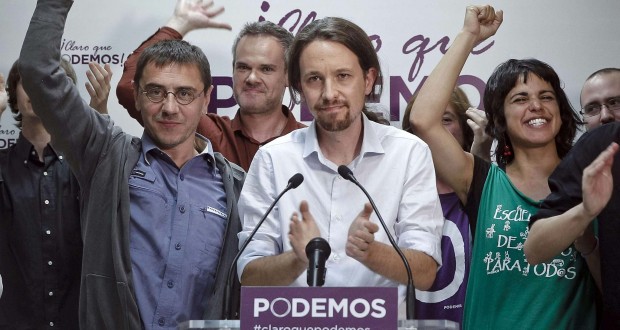 على خطى سيريزا باليونان، حزب بوديموس يقلب  الخارطة السياسية في اسبانيا