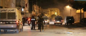 قرقنة--مواجهات-بين-قوات-الأمن-ومحتجين