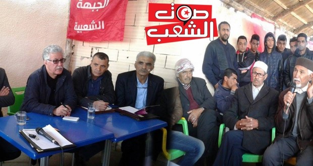 زغوان:وفد الجبهة الشّعبيّة يلتقي بفلاّحي زغوان