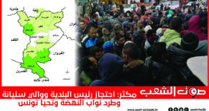 مكثر: احتجاز رئيس البلدية ووالي سليانة وطرد نواب النهضة وتحيا تونس