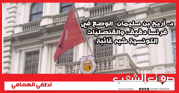 د. أريج بن سليمان: الوضع في فرنسا دقيق، والقنصليّات التونسية شبه غائبة