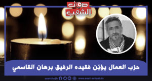 حزب العمال يؤبّن فقيده الرفيق برهان القاسمي