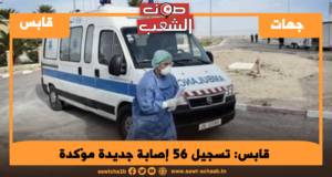 قابس: تسجيل 56 إصابة جديدة مؤكدة