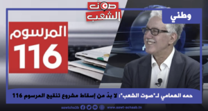 حمه الهمامي لـ”صوت الشعب”: لا بدّ من إسقاط مشروع تنقيح المرسوم 116