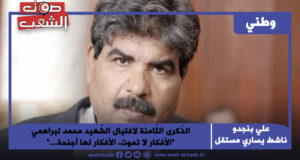 الذّكرى الثّامنة لاغتيال الشّهيد محمد لبراهمي “الأفكار لا تموت، الأفكار لها أجنحة…”