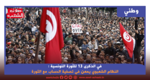 في الذكرى 13 للثورة التونسية : النظام الشعبوي يمعن في تصفية الحساب مع الثورة